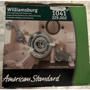 American Standard Williamsburg Tub/Shower Set 1041 229.002 Open Box Unused READ